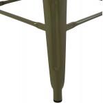ΣΚΑΜΠΟ ΜΠΑΡ ΜΕΤΑΛΛΙΚΟ MELITA-PRO HM8642 43 ΣΕ DARK OLIVE 43x43x78Υεκ c493215