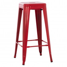 ΣΚΑΜΠΟ ΜΠΑΡ ΜΕΤΑΛΛΙΚΟ MELITA-PRO HM8642 44 ΣΕ ΚΟΚΚΙΝΟ 43x43x78Υεκ c493216