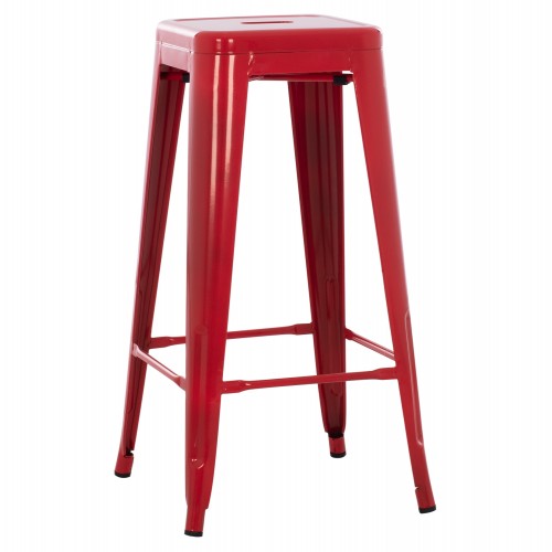 ΣΚΑΜΠΟ ΜΠΑΡ ΜΕΤΑΛΛΙΚΟ MELITA-PRO HM8642 44 ΣΕ ΚΟΚΚΙΝΟ 43x43x78Υεκ c493216