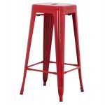 ΣΚΑΜΠΟ ΜΠΑΡ ΜΕΤΑΛΛΙΚΟ MELITA-PRO HM8642 44 ΣΕ ΚΟΚΚΙΝΟ 43x43x78Υεκ c493216