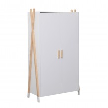 ΝΤΟΥΛΑΠΑ ΠΑΙΔΙΚH PASCHAL HM2494 03 ΛΕΥΚΗ ΜΕΛΑΜΙΝΗ-ΠΟΔΙΑ ΞΥΛΟ ΠΕΥΚΟΥ 96x44x170Υεκ c493233