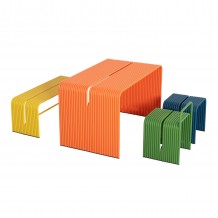 ΤΡΑΠΕΖΙ ΤΡΑΠΕΖΑΡΙΑΣ ΣΕΙΡΑ INTREPID HM6330 09 ΑΛΟΥΜΙΝΙΟ ΠΟΡΤΟΚΑΛΙ 121x70x70Υεκ c493242