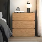 Κομοδίνο Sonlen pakoworld mdf σε oak απόχρωση 60x40x66εκ c493313