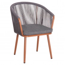 ΠΟΛΥΘΡΟΝΑ ΑΛΟΥΜΙΝΙΟΥ HARRIET HM5548 11 ΚΑΦΕ ΜΕ ΓΚΡΙ ΣΧΟΙΝΙ 60x62x80 5Υεκ SET 4τμχ c493328