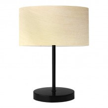 Επιτραπέζιο φωτιστικό Roojee pakoworld Ε27 σε μπεζ-μαύρο απόχρωση Φ24x37εκ c493550