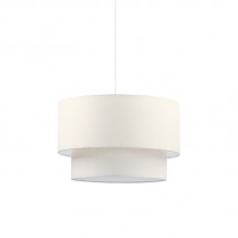 Φωτιστικό οροφής Tachi pakoworld Ε27 σε κρέμα απόχρωση Φ30x20εκ c493562