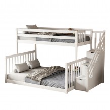 ΠΑΙΔΙΚH ΚΟΥΚΕΤΑ BEAMER HM711 03 ΞΥΛΟ ΠΕΥΚΟΥ ΣΕ ΛΕΥΚΟ-ΣΤΡΩΜΑΤΑ 90-140x190εκ c493565