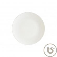 Πιάτο Ρηχό πορσελάνης coupe 25cm με διακριτικό σχέδιο Radix BONNA - Σετ 6 c493580