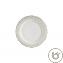 Πιάτο Ρηχό πορσελάνης με rim 22cm Galata Albus BONNA - Σετ 12 c493594