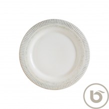 Πιάτο Ρηχό πορσελάνης με rim 28cm Galata Albus BONNA - Σετ 6 c493596