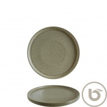 Πιάτο ρηχό πορσελάνης με κάθετο χείλος step 21cm Reactive γυάλωμα Adelfa Ripple BONNA - Σετ 6 c493599