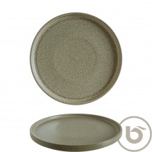 Πιάτο ρηχό πορσελάνης με κάθετο χείλος step 26cm Reactive γυάλωμα Adelfa Ripple BONNA - Σετ 6 c493601