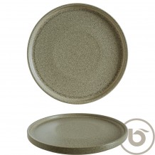 Πιάτο ρηχό πορσελάνης με κάθετο χείλος step 28cm Reactive γυάλωμα Adelfa Ripple BONNA - Σετ 6 c493602