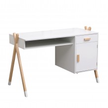 ΓΡΑΦΕΙΟ ΠΑΙΔΙΚΟ PASCHAL HM2496 03 ΜΕΛΑΜΙΝΗ-ΞΥΛΟ ΠΕΥΚΟΥ 120x55x75Υεκ c493635