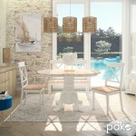 Tραπέζι Lars pakoworld επεκτεινόμενο ξύλο-MDF λευκό-φυσικό Φ100 38 x100x75εκ c493644