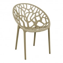 Πολυθρόνα Daren pakoworld pp σε cappuccino απόχρωση 59x60x79 5εκ c493680