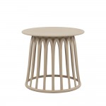 BASKET COFFEE TABLE ΓΚΡΙ ΑΝΟΙΧΤΟ 49 5x49 5x44 c493694