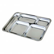 Δίσκος Σερβιρίσματος Self Service 5 χωρισμάτων Ανοξείδωτος 0 70mm c493727