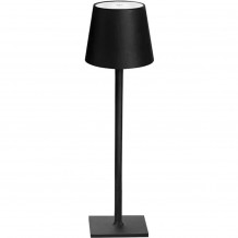 Επιτραπέζιο φωτιστικό LED ύψος 35cm επαναφορτιζόμενο IP54 με 3 αποχρώσεις φωτισμού amp dimmer μαύρο c493739 Επιτραπέζιο φωτιστικό LED ύψος 35cm επαναφορτιζόμενο IP54 με 3 αποχρώσεις φωτισμού amp dimmer μαύρο c493739