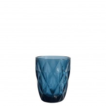 Γυάλινο ποτήρι Χαμηλό 27c φ8 1x10cm l ΡΟΜΒΟΣ μπλε - Σετ 12 c493768