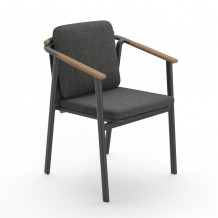 ΠΟΛΥΘΡΟΝΑ ΑΛΟΥΜΙΝΙΟΥ SENTI HM6204 01 ΣΚΕΛΕΤΟΣ OLEFIN ΣΚΟΥΡΟ ΓΚΡΙ 57x59x78Υεκ c493946