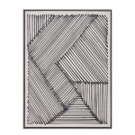 STAY TRUE ΠΙΝΑΚΑΣ ΔΙΑΚΟΣΜΗΣΗΣ 60x80x4 ΔΕΡΜΑ ΛΕΥΚΟ ΜΑΥΡΟ ΞΥΛΟ ΜΑΥΡΟ c494133