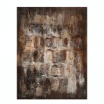 TERRYN EARTH ΠΙΝΑΚΑΣ ΔΙΑΚΟΣΜΗΣΗΣ 90x120x4 ΚΑΜΒΑΣ ΚΑΦΕ ΜΠΕΖ ΓΚΡΙ ΞΥΛΟ c494142