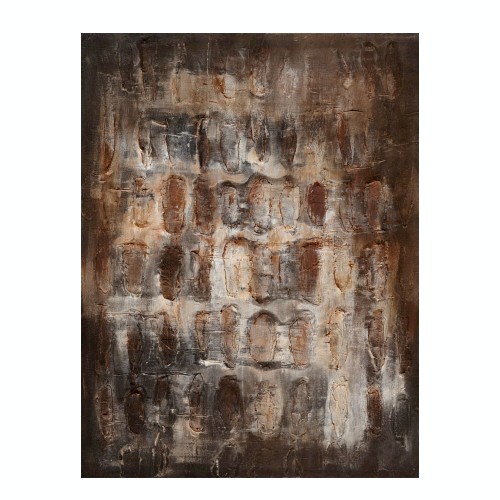 TERRYN EARTH ΠΙΝΑΚΑΣ ΔΙΑΚΟΣΜΗΣΗΣ 90x120x4 ΚΑΜΒΑΣ ΚΑΦΕ ΜΠΕΖ ΓΚΡΙ ΞΥΛΟ c494142