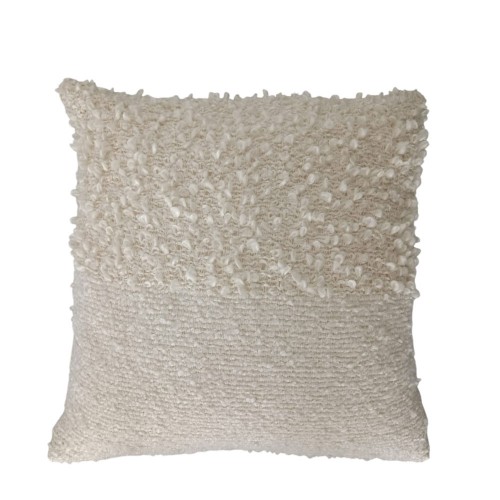 SIMPUL ΔΙΑΚΟΣΜΗΤΙΚΟ ΜΑΞΙΛΑΡΙ 45x45 ΥΦΑΣΜΑ ΛΕΥΚΟ POLYESTER c494166