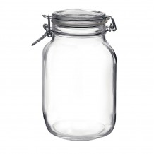 Δοχείο 2Lt με γυάλινο καπάκι και λάστιχο φ12 5x21 6cm Fido Bormioli Rocco c494386