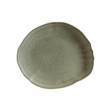 Πιάτο πορσελάνης ακανόνιστο σχήμα 30cm Reactice γυάλωμα Adelfa Tone BONNA - Σετ 6 c494395