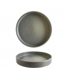 Μπωλ πορσελάνης στοιβαζόμενο 23cm 865cc Reactive γυάλωμα Hornfels Ripple BONNA - Σετ 6 c494399