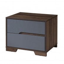 GROOVES ΚΟΜΟΔΙΝΟ 2ΣΥΡΤΑΡΙΑ ΚΑΡΥΔΙ ΓΚΡΙ 60x45x47 c494666