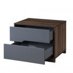 GROOVES ΚΟΜΟΔΙΝΟ 2ΣΥΡΤΑΡΙΑ ΚΑΡΥΔΙ ΓΚΡΙ 60x45x47 c494666
