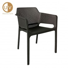 HAWAI ΚΑΡΕΚΛΑ ΑΝΘΡΑΚΙ 59x59x80 SET 4τμχ c494677