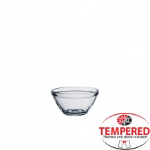 Γυάλινο μπωλ Φ6xY3 9cm Tempered BORMIOLI ROCCO - Σετ 24 c494945