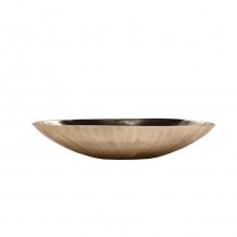 CIOTO BOWL DECORATIVE 37x15x8 ALUMINIUM GOLD c495232