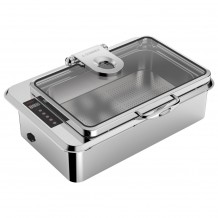 Χωνευτό για πάγκο Ηλεκτρικό DRY-HEAT δεν χρειάζεται νερό Μπαιν Μαρί υδραυλικό GN1 1 6 5cm INOX 18 10 Sunnex c495314