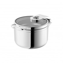 Σώμα Μπαιν Μαρί υδραυλικό στρογγυλό φ36x26 6cm 10LT και για επαγωγικές INOX 18 10 Σειρά Burano Sunnex c495319