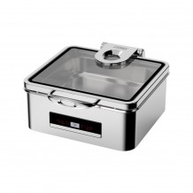 Ηλεκτρικό DRY-HEAT δεν χρειάζεται νερό Μπαιν Μαρί υδραυλικό GN2 3 6 5cm INOX 18 10 Sunnex c495323