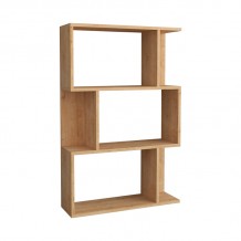 Βιβλιοθήκη Kadu pakoworld σε oak απόχρωση 72x22x108εκ c495374 Βιβλιοθήκη Kadu pakoworld σε oak απόχρωση 72x22x108εκ c495374