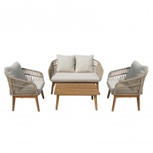 ΣΕΤ ΣΑΛΟΝΙ ΕΞ ΧΩΡΟΥ 4ΤΜΧ FRANKY HM6231 ΞΥΛΟ ΑΚΑΚΙΑΣ-ΜΕΤΑΛΛΟ-ΣΧΟΙΝΙ c495379