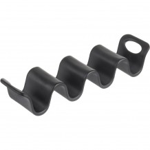 Στάντ μελαμίνης κυματιστό για Sandwich Tacos 4 θέσεων 23 5x5 5x4cm αίσθηση Cast-Iron Tablecraft c495409