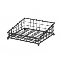 Καλάθι παρουσίασης Συρμάτινο Επικλινές μαύρο 30 5x30xΥ6 5 20 5cm TableCraft c495413