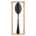 Wall Relief Vintage Cutlery Μέταλλο Μαύρο PU Pcs Assorted 30x3x80cm c495421