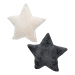  Cushion Star Textile Beige Grey 2 Assorted 45X13X43Cm 45X13X43Cm c495442