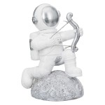  Figure Astronaut Poly White Silver Ποικιλία 3 φορές 11X5X12Cm 11X5X12Cm c495448