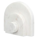 Βιβλιοθήκες Μάρμαρο Μπεζ Λευκό 12X5X11Cm 12X5X11Cm c495450