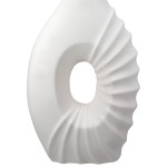  Βάζο Κεραμικό Λευκό 24X12X45Cm 24X12X45Cm c495469