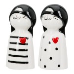  Figure Cat Porcelain White 2 Assorted 6X5X12Cm 6X5X12Cm c495511